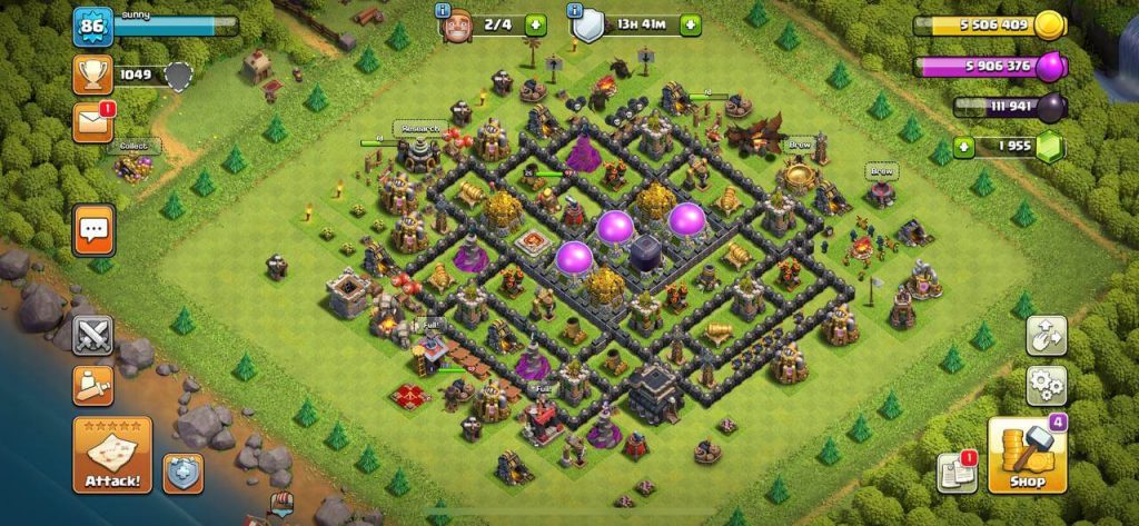 121 014. Clash of Clans.